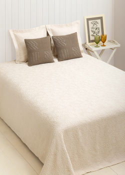 Покрывало 200x220 Luxberry Каменный цветок экрю Португалия