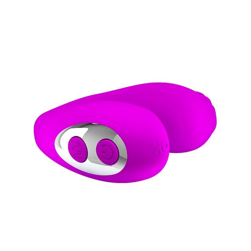 Лиловая вибронасадка для оральных ласк Mabel (Цвет: лиловый)