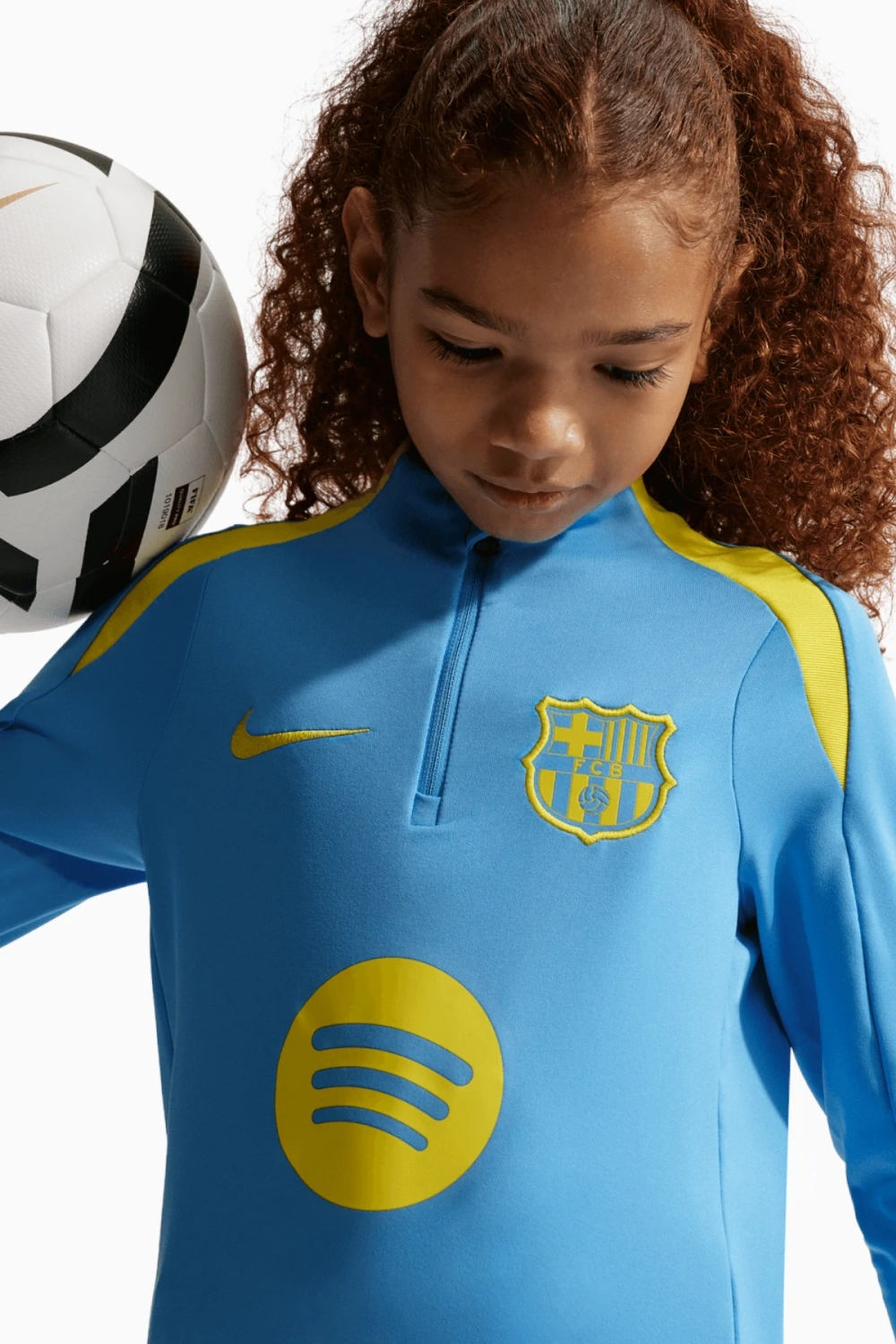 Кофта Nike FC Barcelona 25/26 Strike Drill Top Junior - голубой