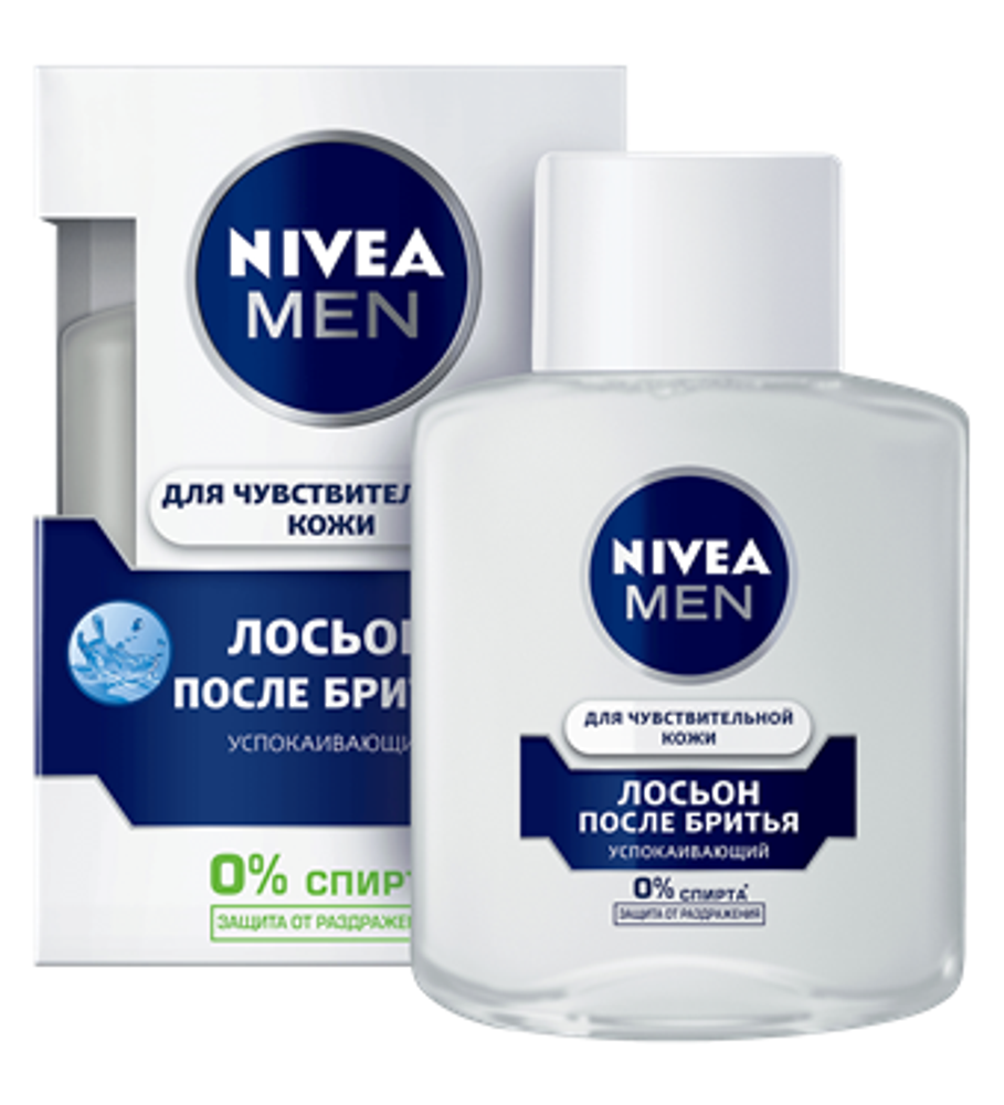 Nivea Men Лосьон после бритья Успокаивающий, для чувствительной кожи, 100 мл