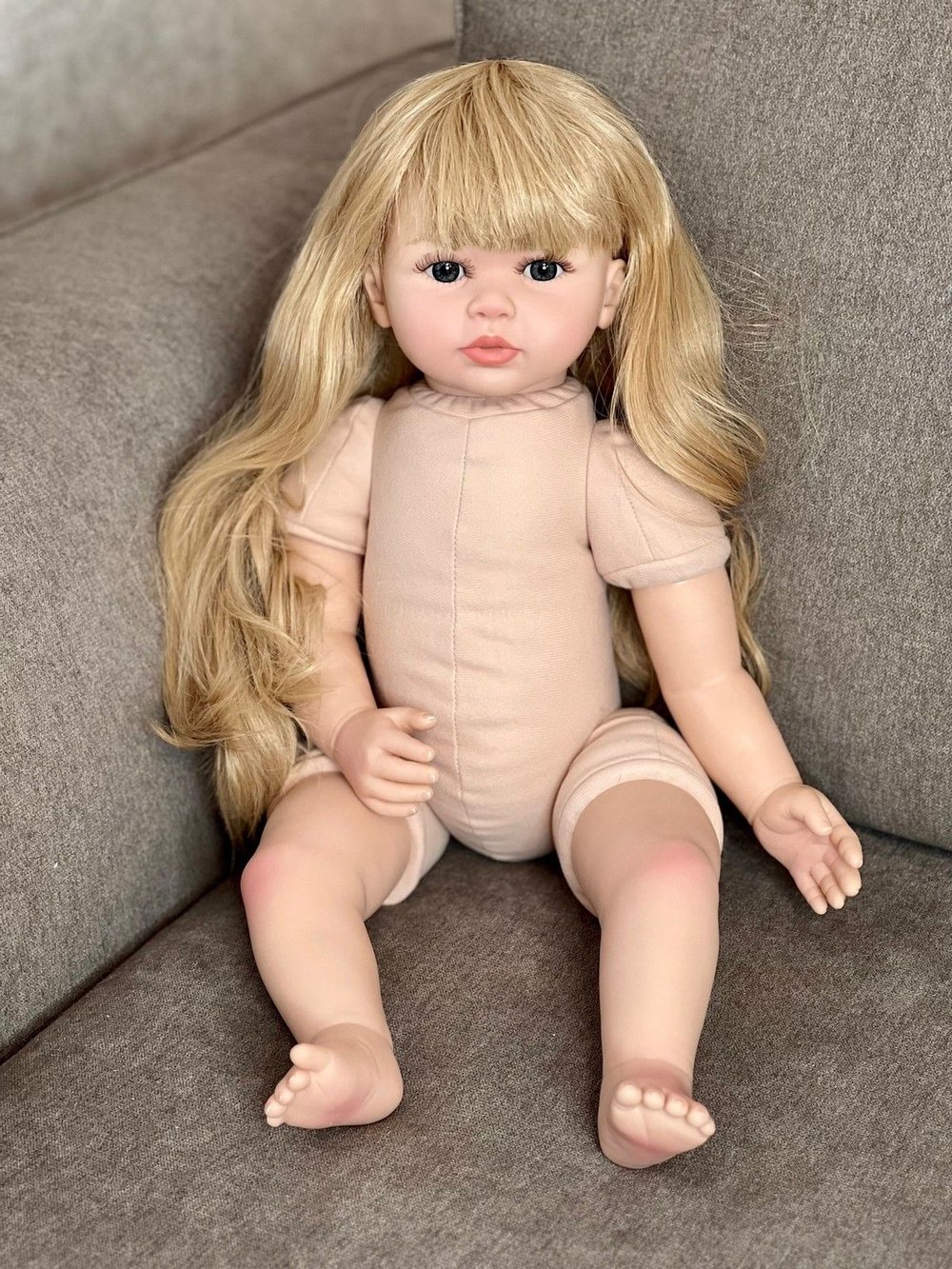 Кукла Реборн мягконабивная 60см в пакете (FA-275)