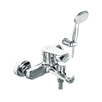 СМЕСИТЕЛЬ ДЛЯ ВАННЫ С КОРОТКИМ ИЗЛИВОМ ХРОМ LM0314C POINT