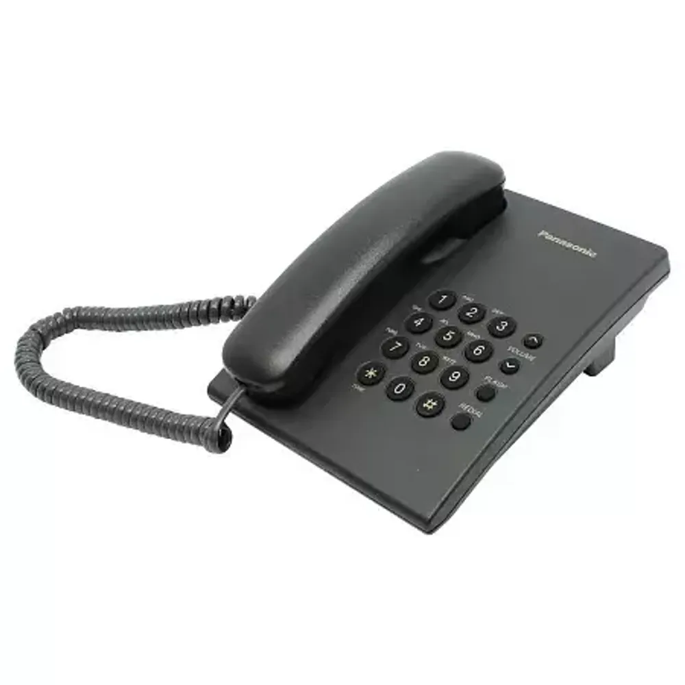KX-TS2350 Проводной телефон (RUB) Черный