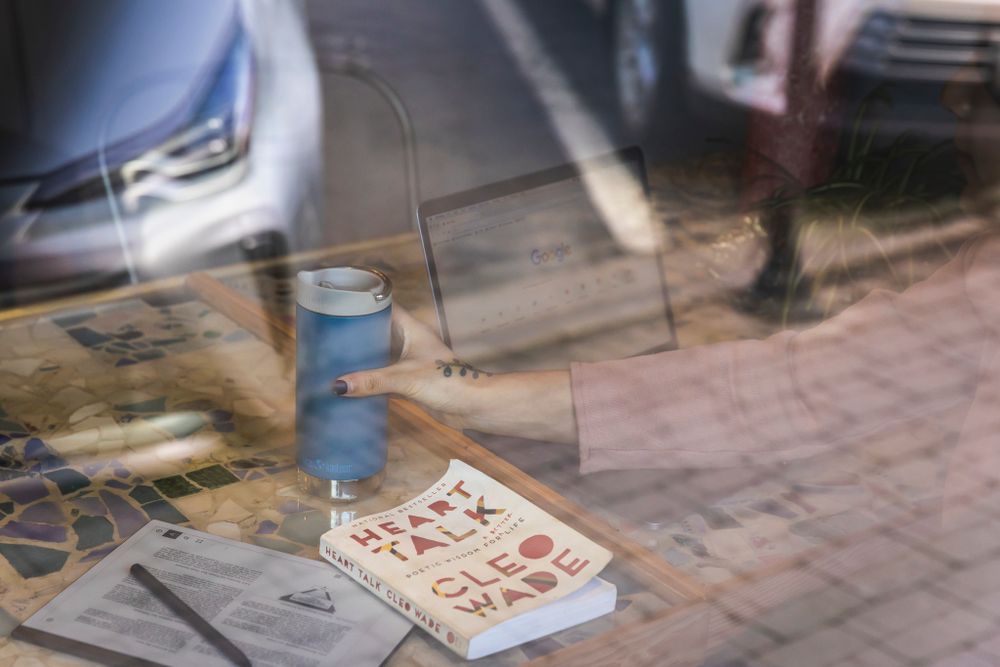 Термокружка Klean Kanteen TKWide Cafe Cap 12oz (355 мл) Corsair