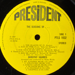 Dorothy Squires ‎– The Seasons Of Dorothy Squires (Англия 1969г.)