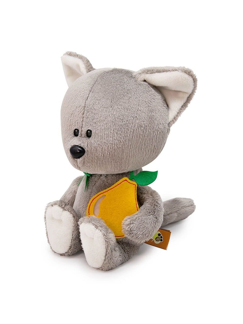 Мягкая игрушка Волчонок Вока с грушей 15см