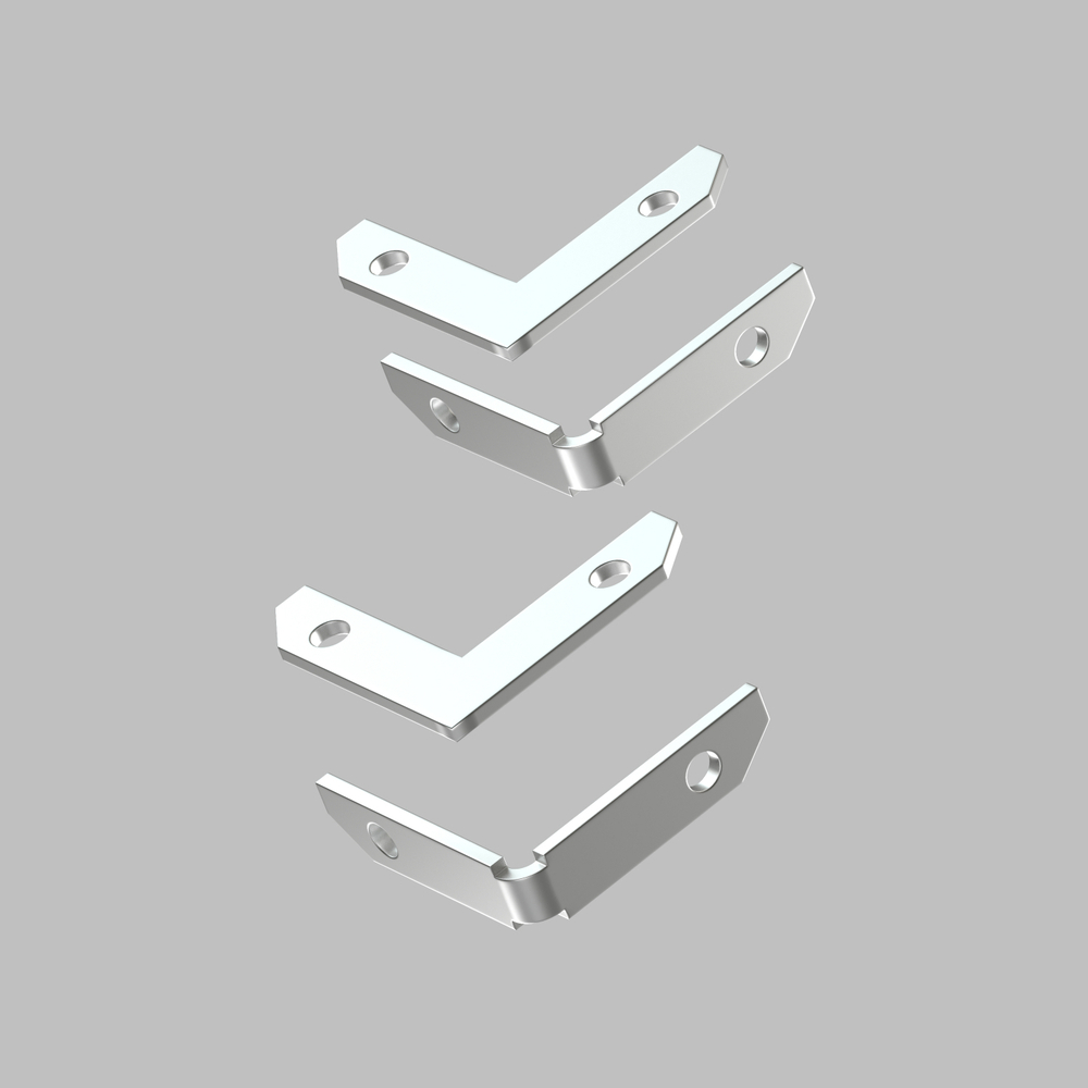 TR2027-AL Комплект угловых соединителей трека SMART ONE, алюминий