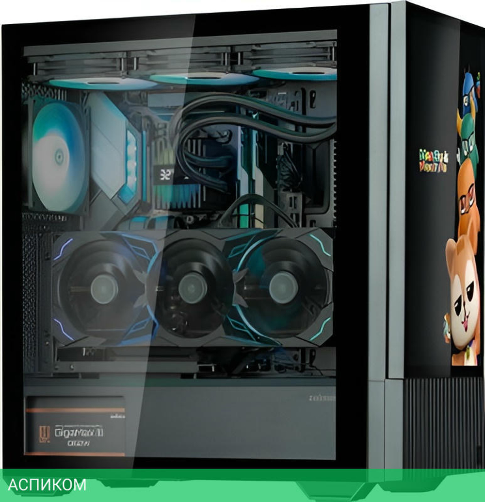 Корпус Zalman Z10 DS без БП Black