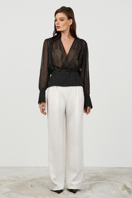 Блуза в горох