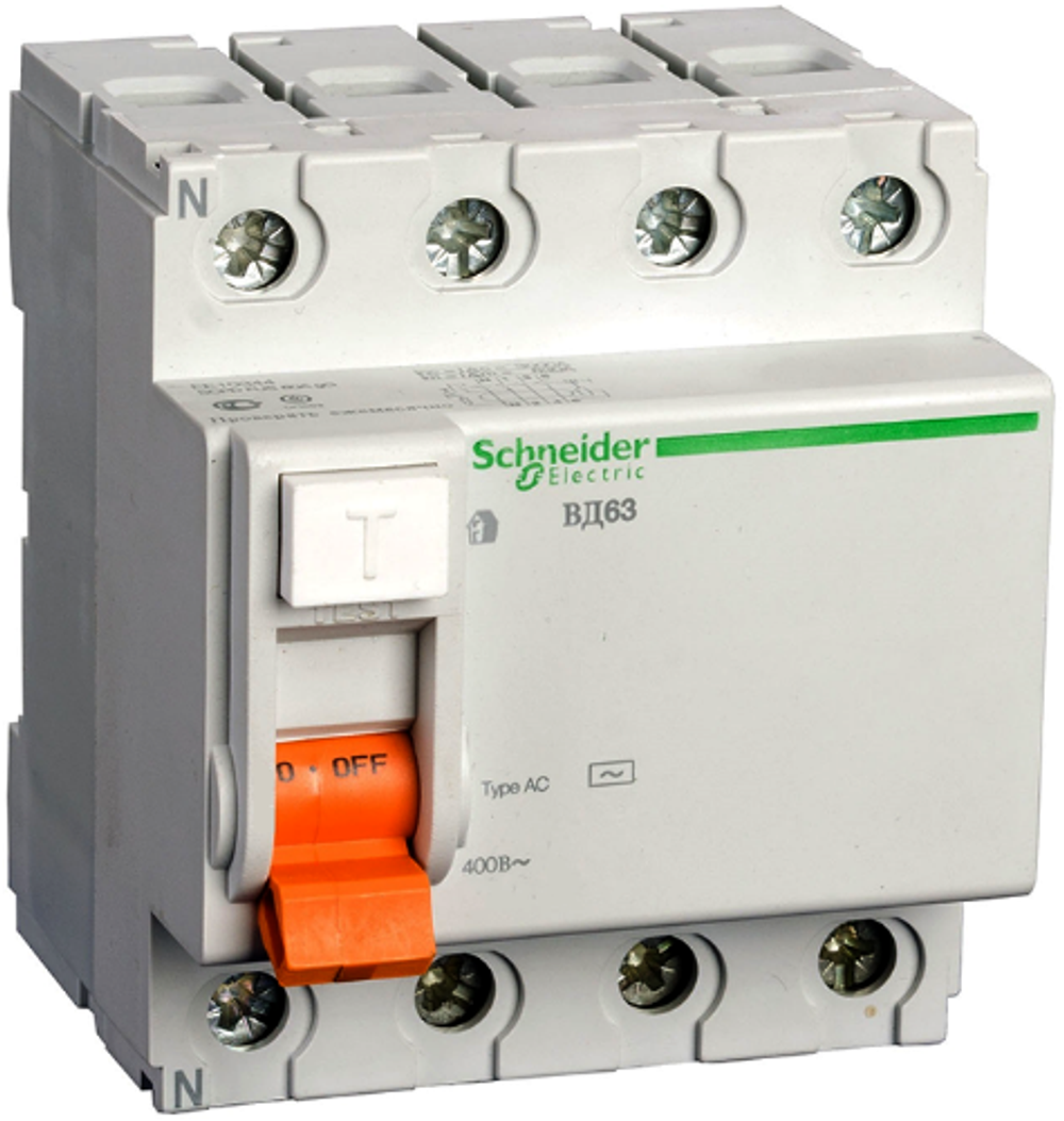 Выключатель дифференциального тока (ВДТ, УЗО)  Schneider Electric 11466