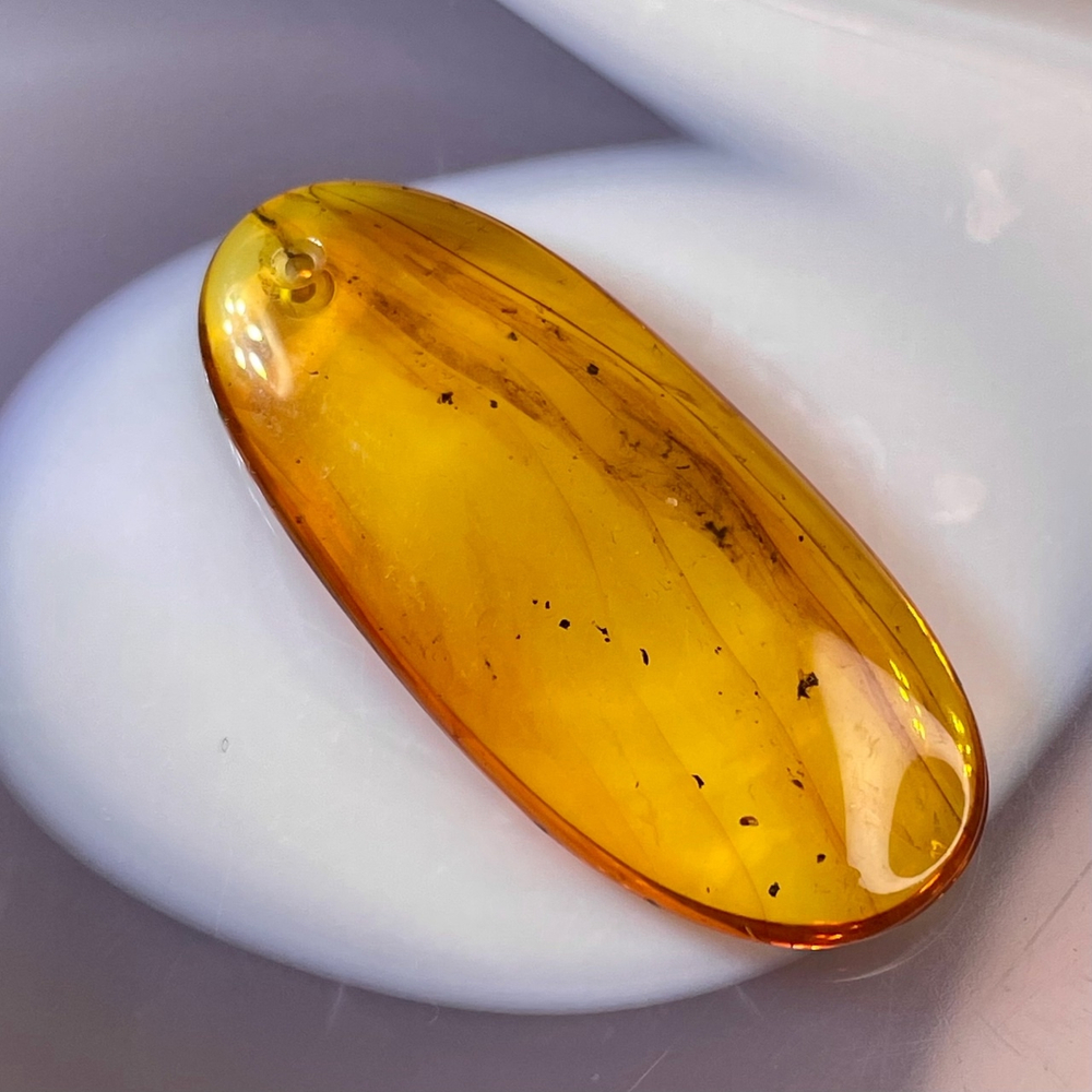 50542  Янтарь Кулон 18*42мм