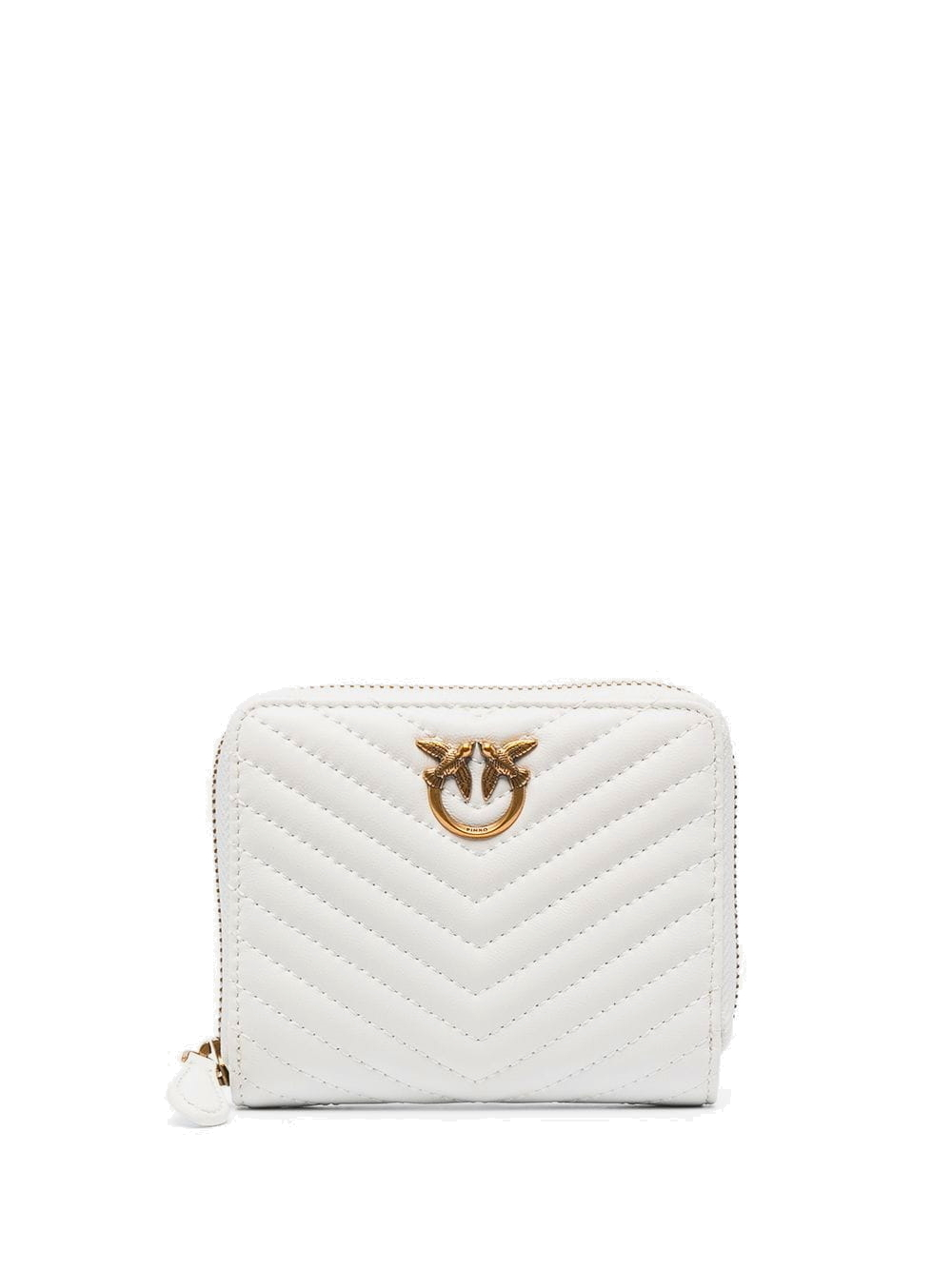 TAYLOR QUILTED WALLET - white