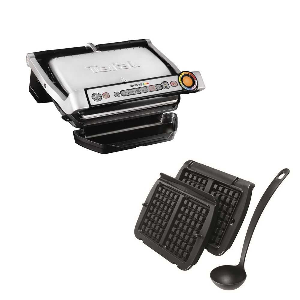 Комплект электрогриль Tefal GC712D34 + насадка Tefal XA724810