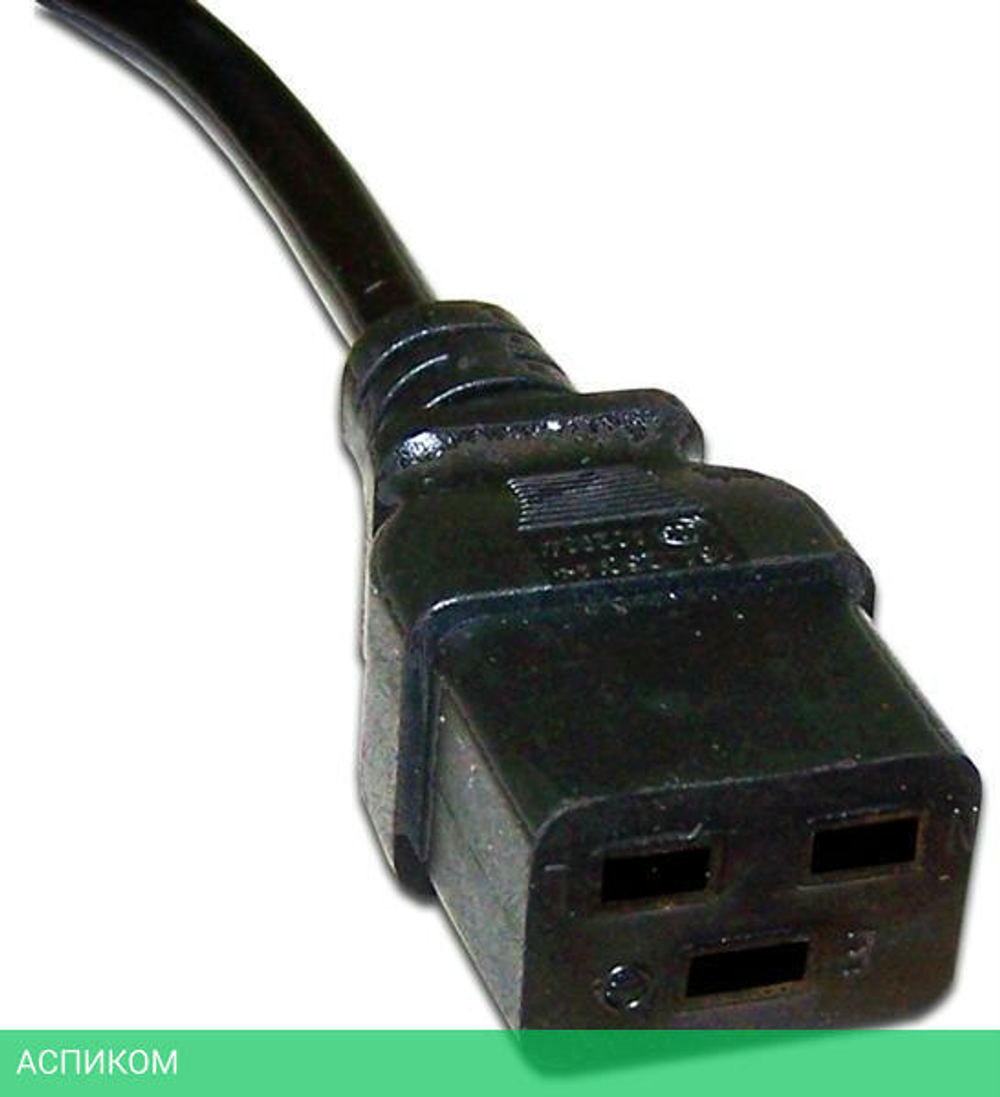 Кабель питания Lanmaster LAN-PP19/SHA-3.0-BK черный