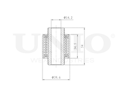 Сайлентблок заднего поперечного рычага UNIO RMP-20219