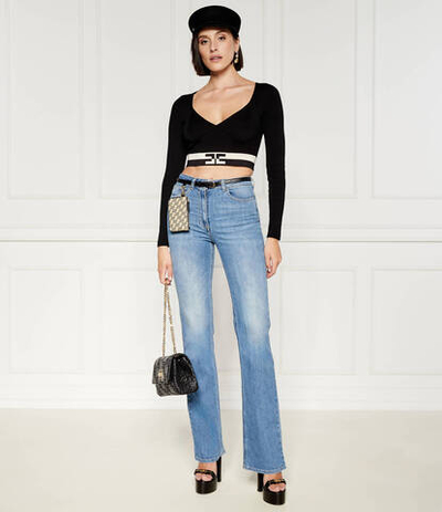 Топ Elisabetta Franchi - черный(MK55S46E2)