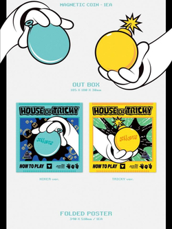 Альбом xikers - HOUSE OF TRICKY : HOW TO PLAY 2nd Mini Album 2 Version SET