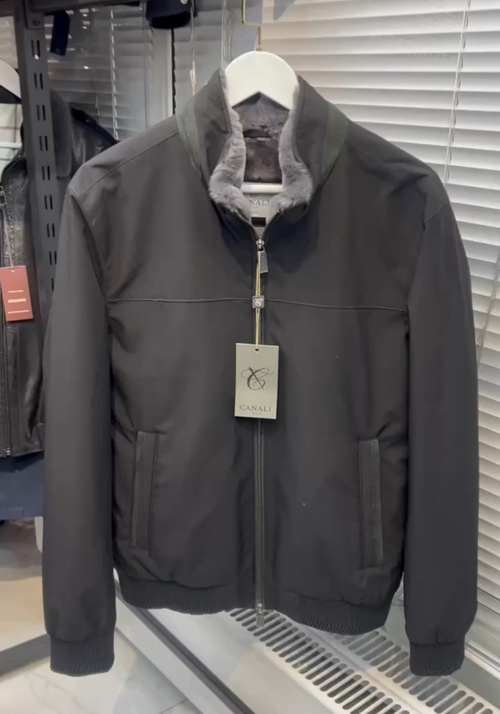 Куртка Canali с мехом