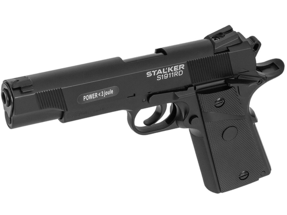 Пистолет пневматический Stalker S1911RD (Colt 1911) к.4,5мм (ST-12061RD)