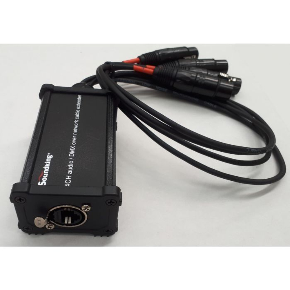 Soundking CXA032 DMX кабель, 4хXLR(3p)female - RJ-45.