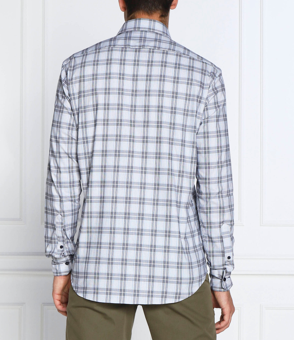 рубашка p-joe-kent-c1-222 BOSS BLACK - серый(50478805)