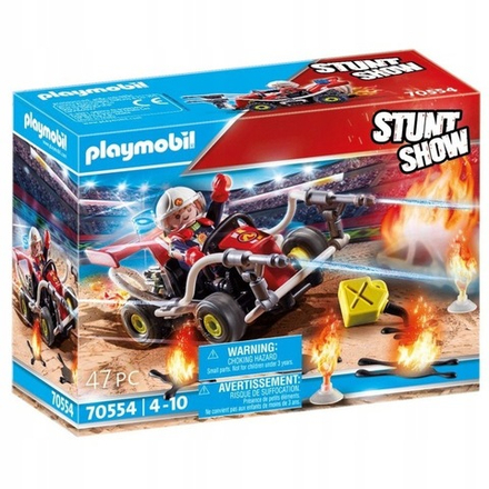 Конструктор Playmobil Stunt Show 70554 Пожарный картинг