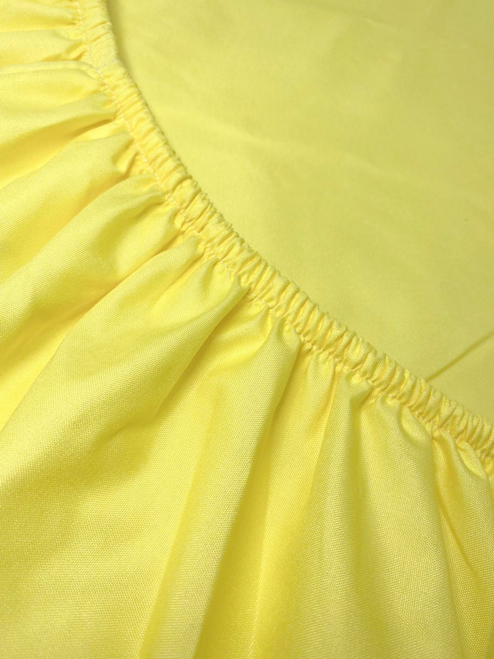 Простынь на резинке полисатин Simple House "Smile" 140x200 см