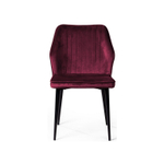 Стул Berg, бархат винно-красный 16 new