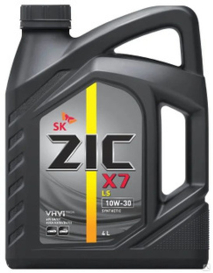 Моторное масло ZIC X7 LS 10w30 4л синетика