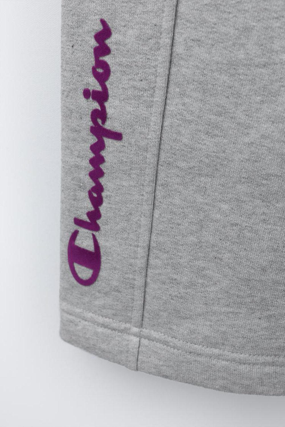 ZARA X CHAMPION ® БРЮКИ-БАЛЛОНЫ ИЗ ФЛИСА С ЛОГОТИПОМ, СЕРЫЙ МЕЛАНЖ