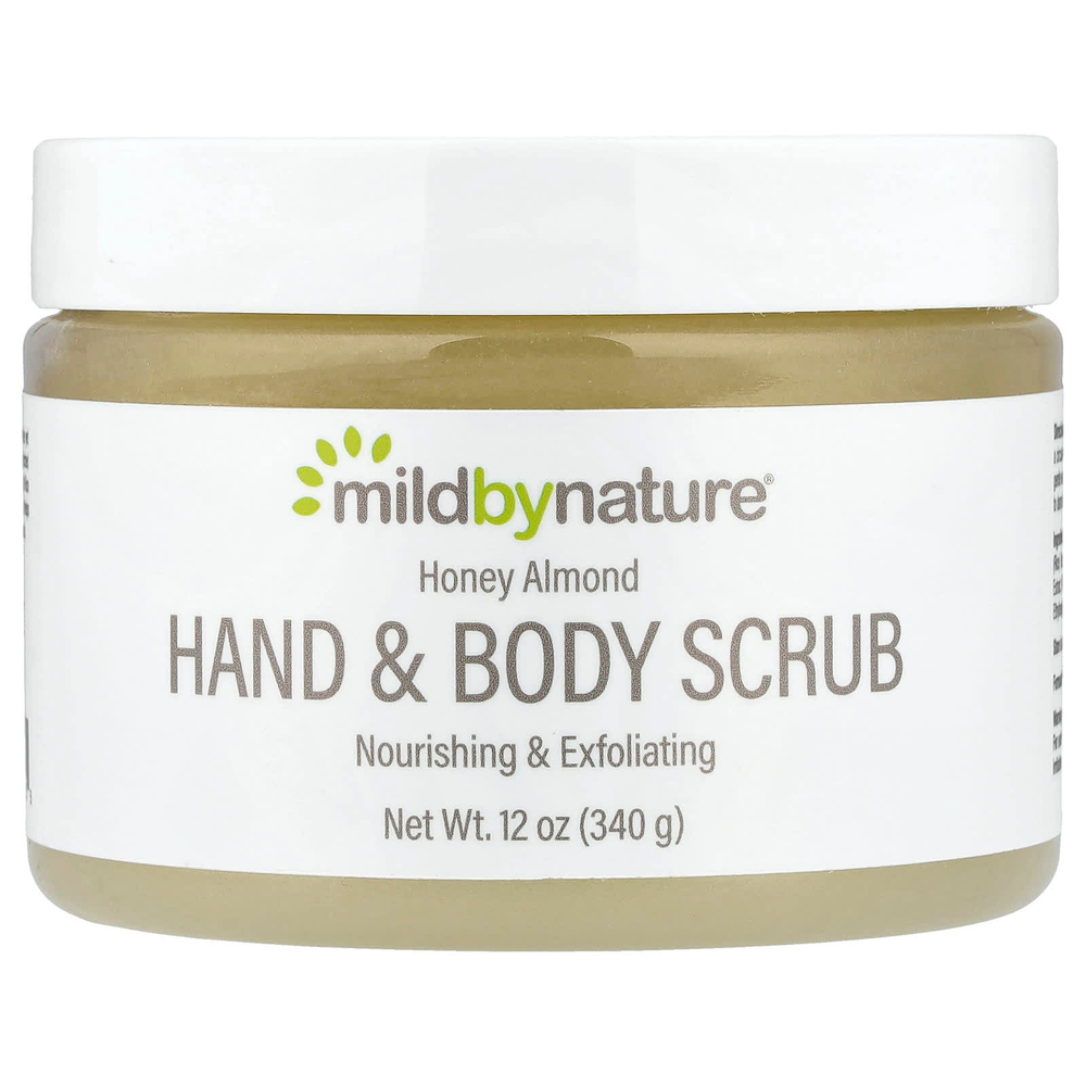 Mild By Nature, скраб для рук и тела, мёд и миндаль, 340 г (12 унций)