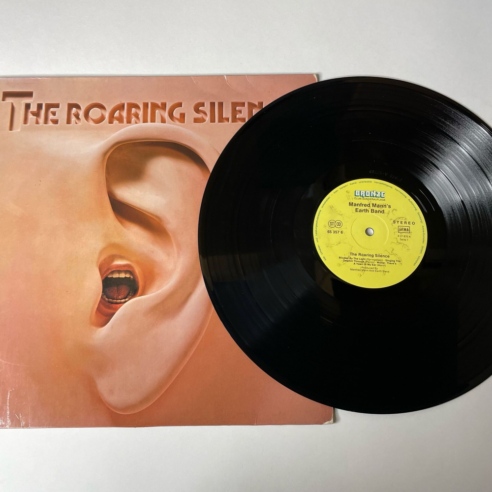 Винтажная виниловая пластинка LP Manfred Mann's Earth Band The Roaring Silence (Germany 1976)