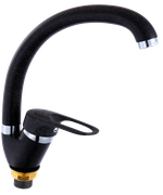 59030-C Смеситель для кухни (ЧЕРНЫЙ) HANSEN  (10/1шт)