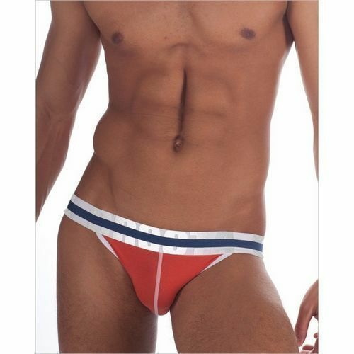 Мужские трусы джоки оранжевые Croota Midpoint Jockstrap Orange CR00015