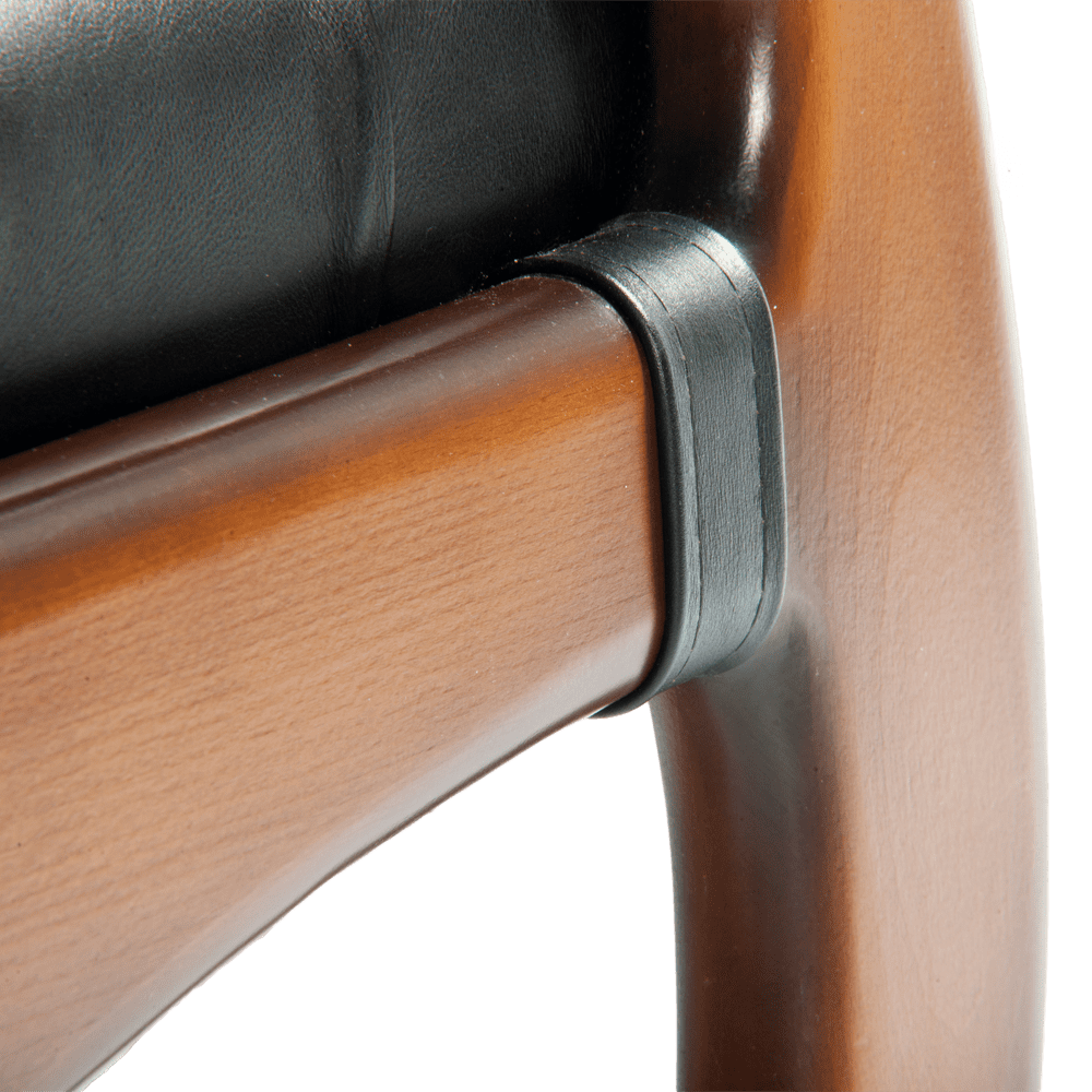 Кресло Марсель Натуральная кожа Орех Шоколад 12