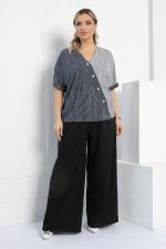 Блуза Миланья (сине-белая) Б12845-27М LT Collection