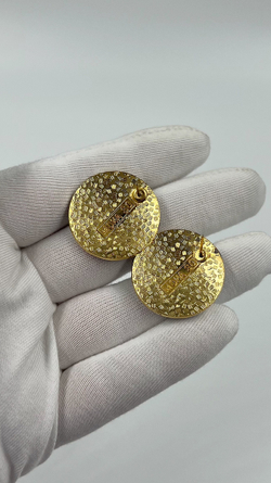 Серьги с эмалью в технике клуазоне