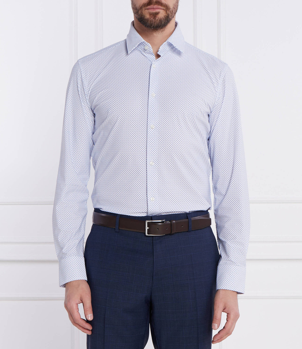 Рубашка P-HANK-s-kent-C1-222 BOSS BLACK - белый(50508738)