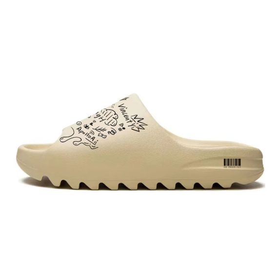Adidas Originals Yeezy Slide EVA 'Beige Black'