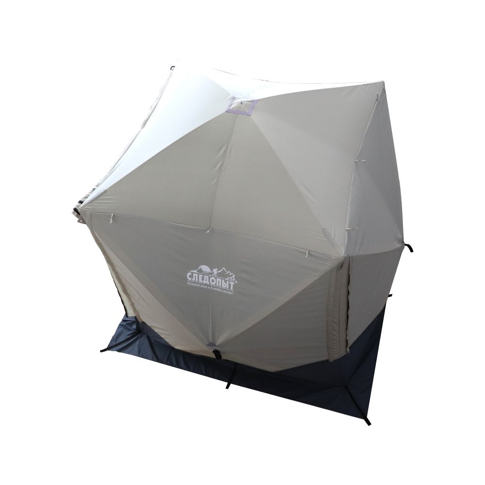 Шатер СЛЕДОПЫТ быстросборный, 2,1х2,1 м, h-2,05 м, S по полу 4,4 кв.м