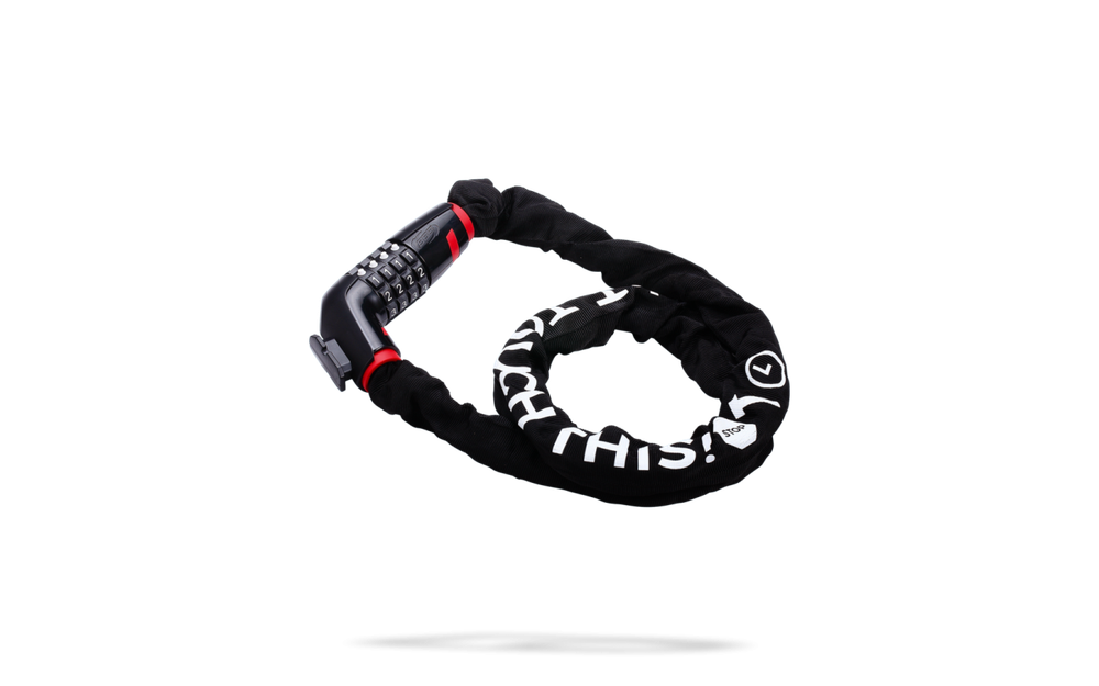 Замок велосипедный BBB CodeLink 5mm x 1000mm chain cable lock