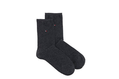 носки 2 пары Tommy Hilfiger - графитовый(371221)