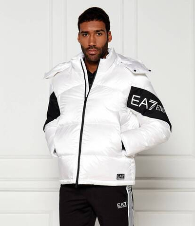 Пуховая куртка EA7 - белый(6DPB33 PNEOZ)