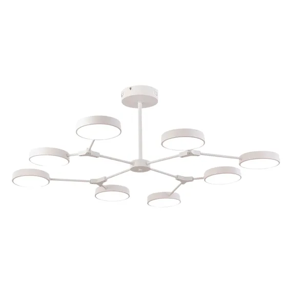 SLE6003-502-08 Светильник потолочный Белый/Белый LED 8*10W MONTA