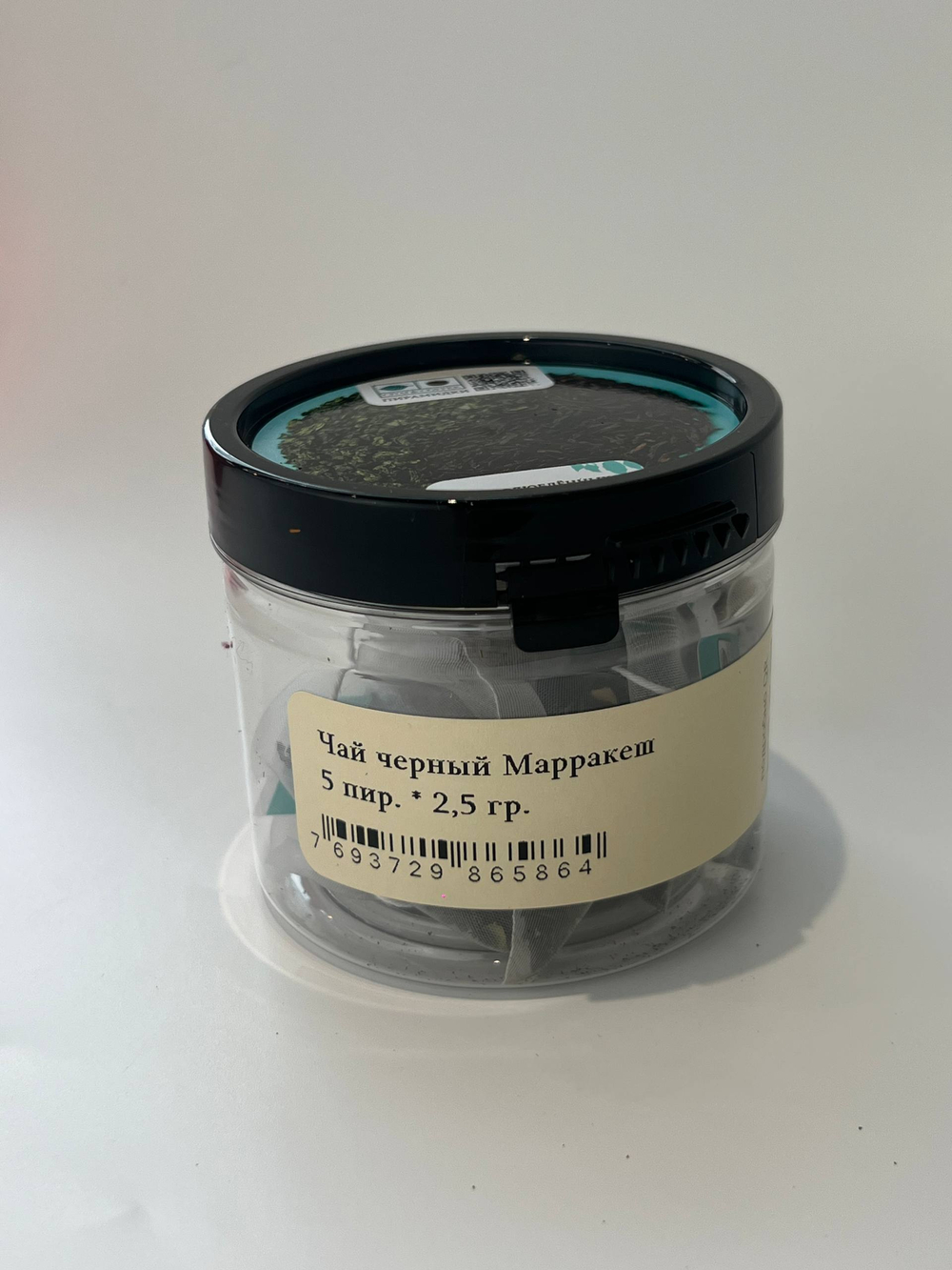 Чай черный Марракеш 5 пирамидок (5*2,5 гр.) в банке