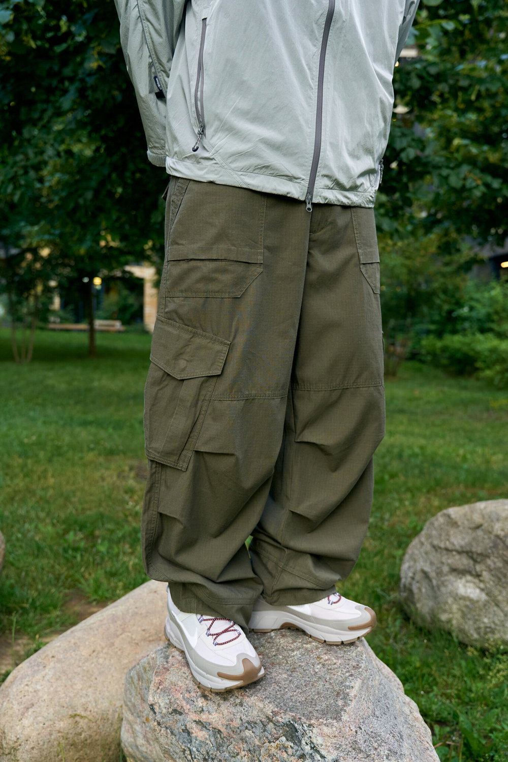 Брюки Nothomme Monterest Military Cargo Pants «Military Moss Green"