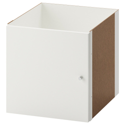 IKEA KALLAX  (ИКЕА КАЛЛАКС)  -  Вставка с дверцей, белый глянец, 33x33 см