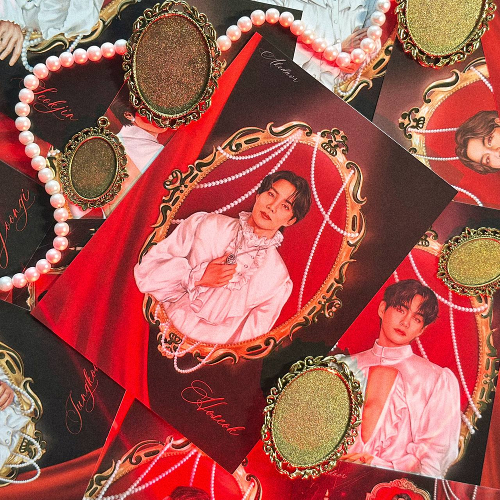 Арт принт / Akedavr / BTS / сет "Immortality" (8 шт)