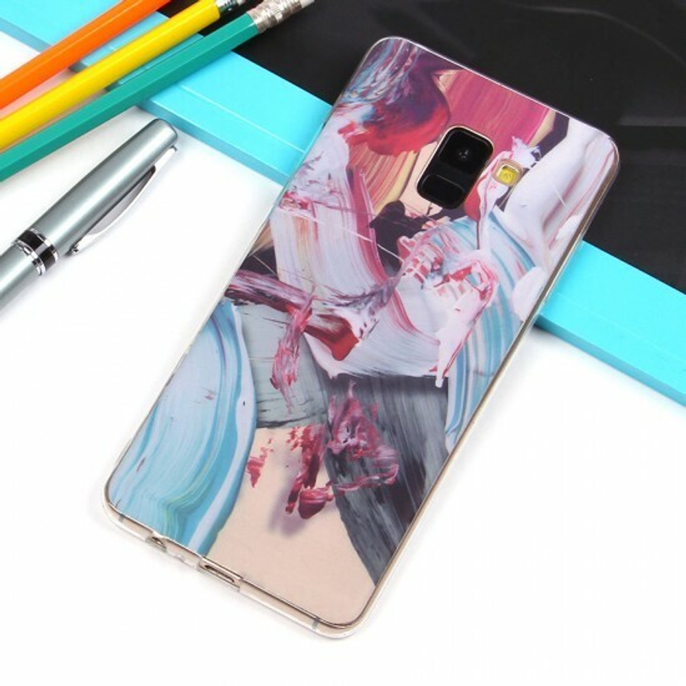 Матовый чехол для Samsung Galaxy A8+ (2018), 010735