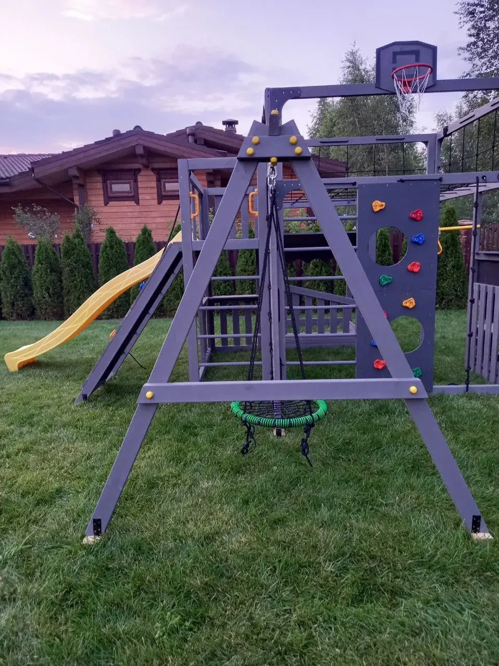 Детская площадка Савушка КУБ-5 (Серый)